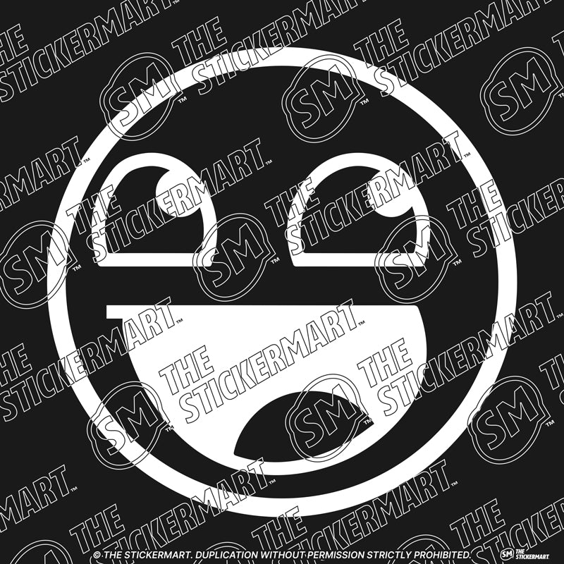 Awesome Face Smiley Vinyl Decal