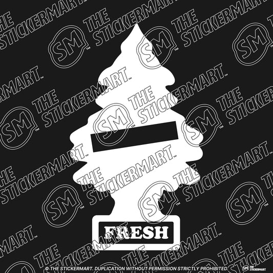 Tree "FRESH" Vinyl Decal