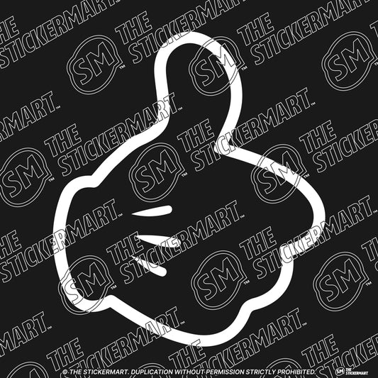 Thumbs Up, Glove Vinyl Decal