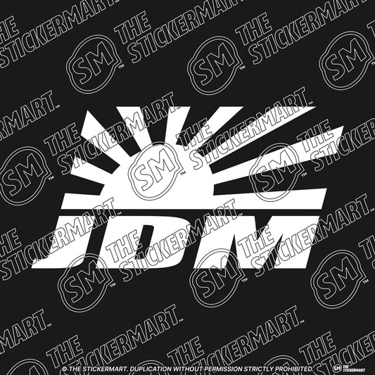 JDM, Flag Top Vinyl Decal