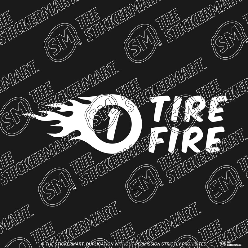1 Tire Fire Vinyl Decal