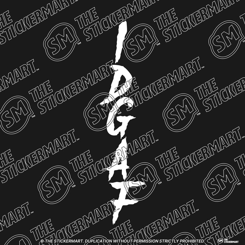 IDGAF, Vertical Vinyl Decal