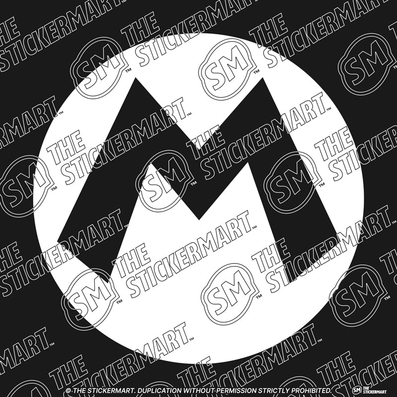 "M" Emblem Vinyl Decal